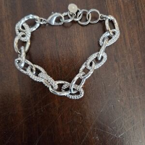 Stella & Dot Silver Chain Bracelet